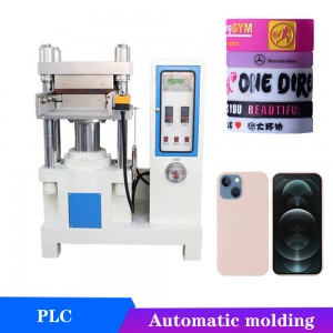 Máquina hidráulica automática de moldagem de produtos de borracha de silicone