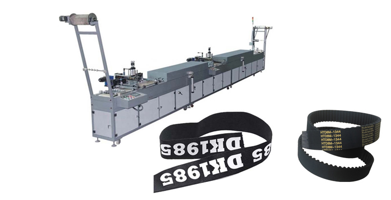 Automatic 3D Logo Hot Foil Silicone Screen Printing Machine for Elastic Tape