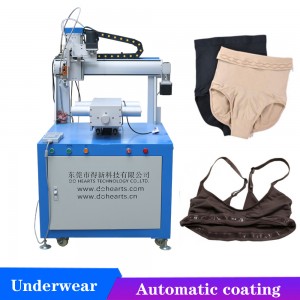 Machine automatique de revêtement de silicone pour sous-vêtements sans couture