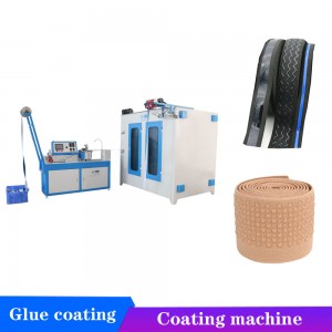 Automatic elastic tape cabinet type silicone coating machine